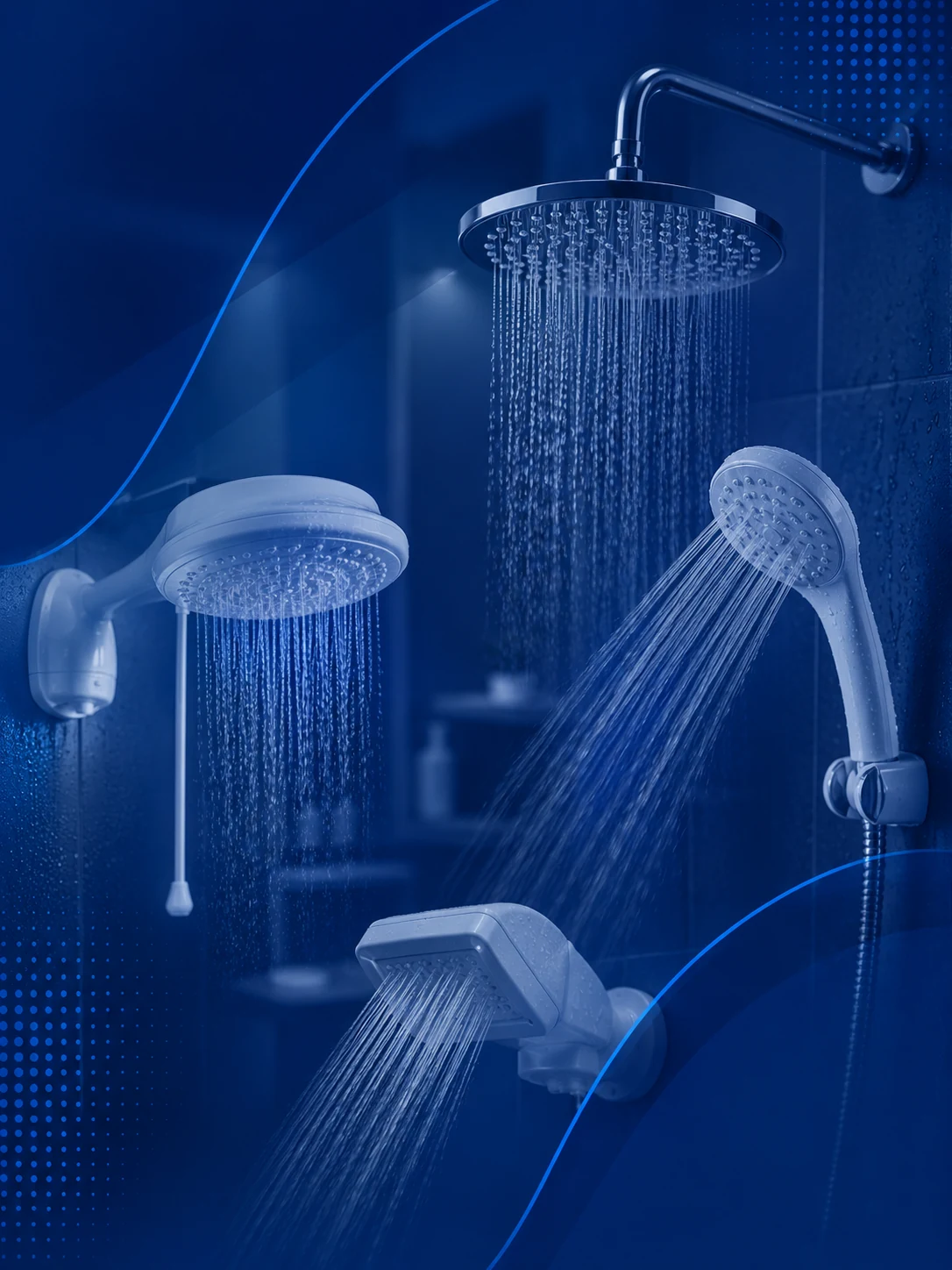 Chuveiros elétricos e duchas